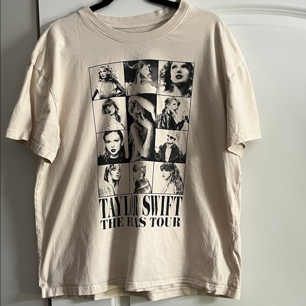 Taylor Swift The Eras Tour Graphic Tee - Cream